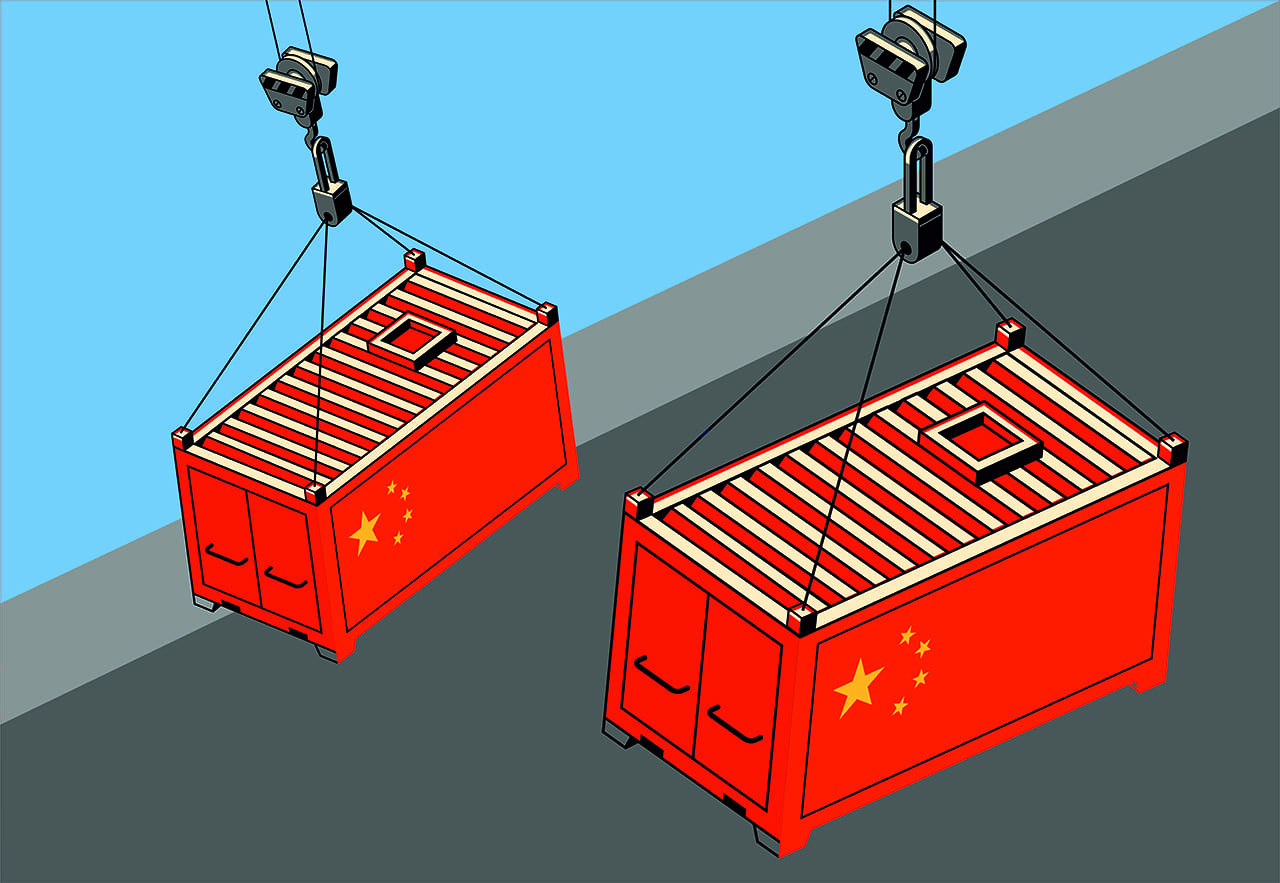 Нехватка порожних контейнеров на китайской территории